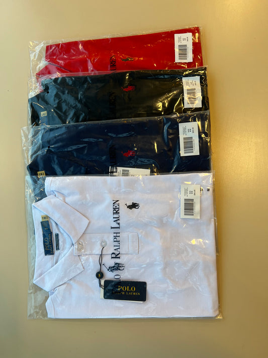 Ralph Lauren Polo  Men Custom slim Fit Polo Shirt Pony Logo, Size: S M L XL 2XL